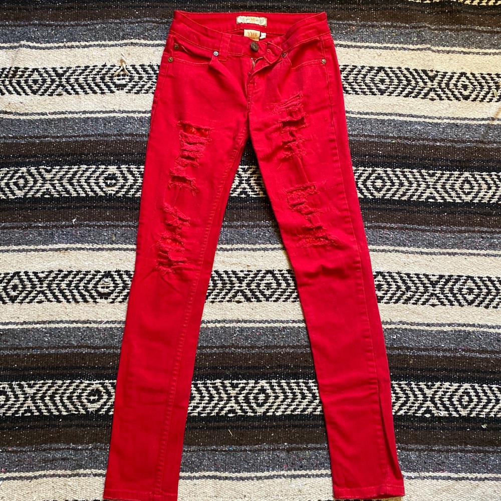 YMI red jeans